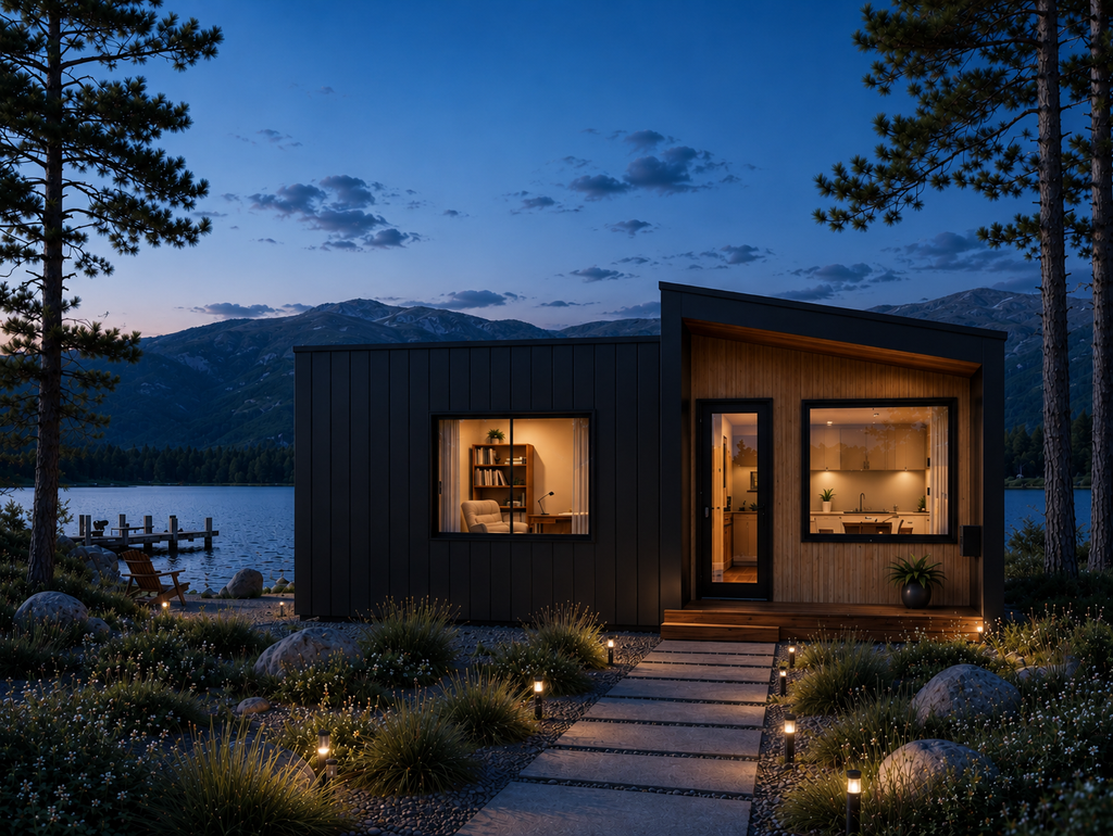Azure (3B2B) – Lakeside Resort Cabin