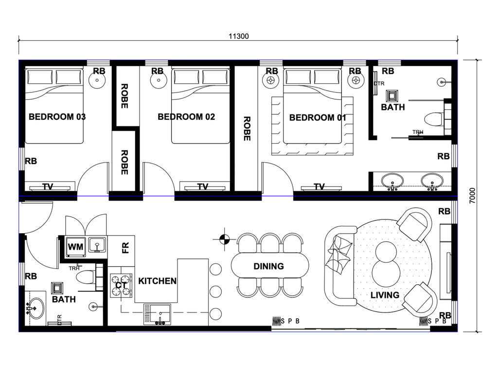 Mirae (3B2B) – Spacious Family Cabin