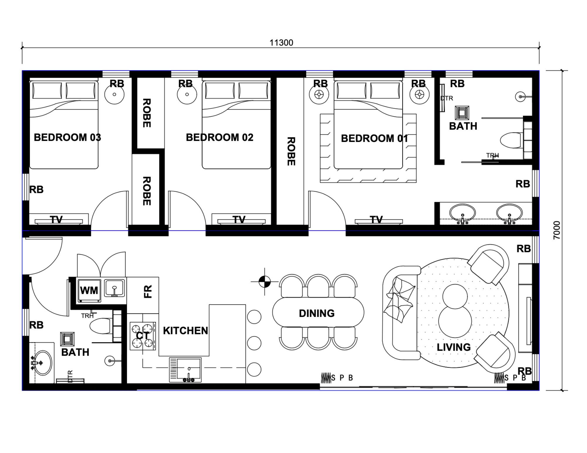 Mirae (3B2B) – Spacious Family Cabin